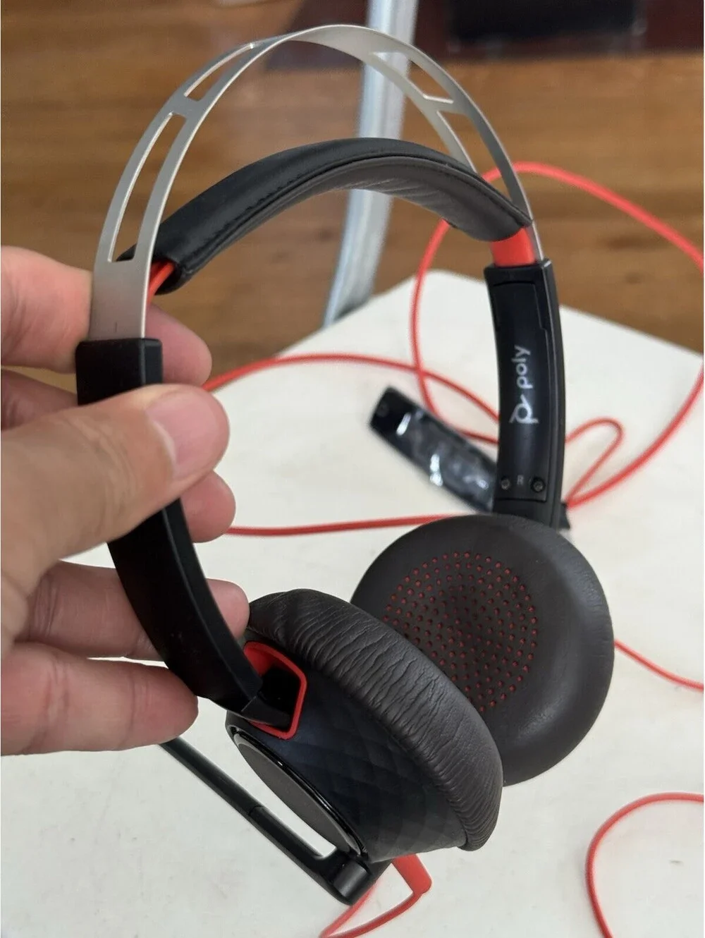 Plantronics Poly Blackwire C5200T Stereo USB-C Wired Headset With Mic